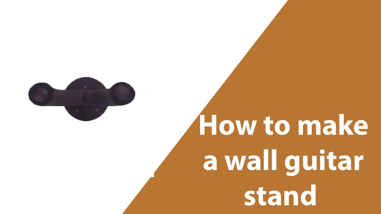 DIY: Making your own wall guitar stand/How to make metal  wall guitar stand