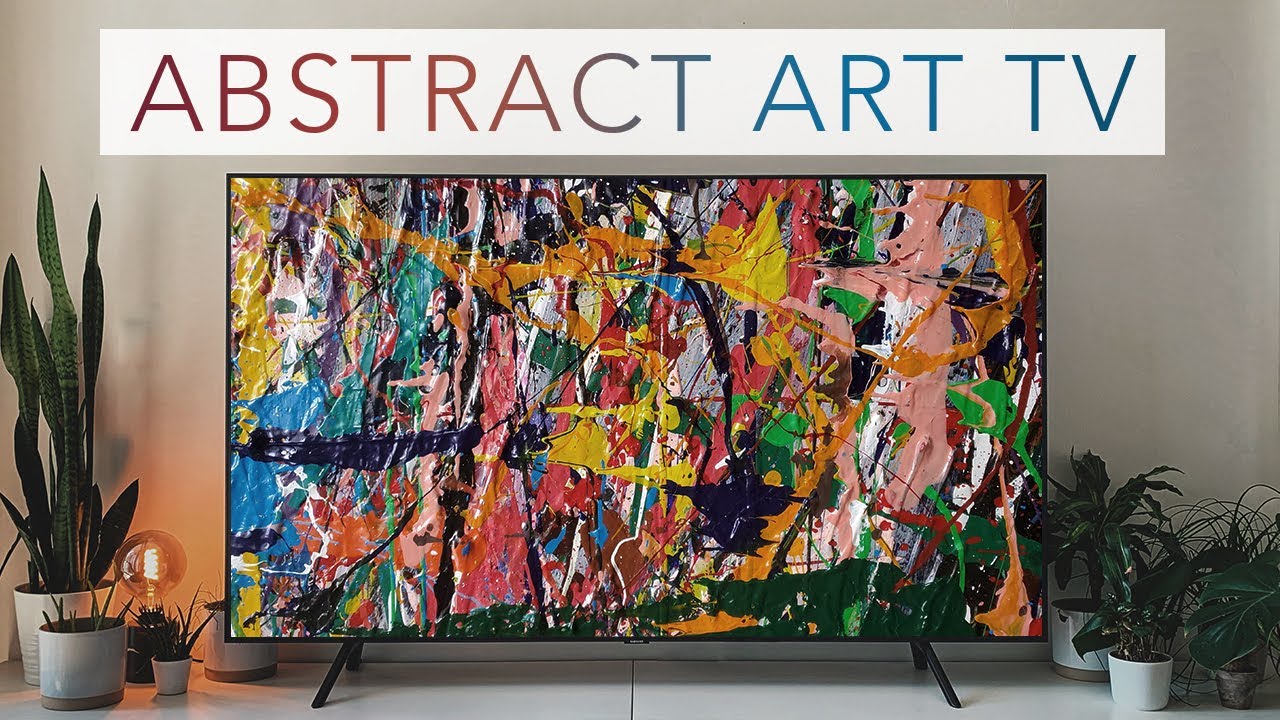 TV ART SLIDESHOW | Abstract Art for your TV | Jené Stephaniuk | 1hour of 4K HD Paintings