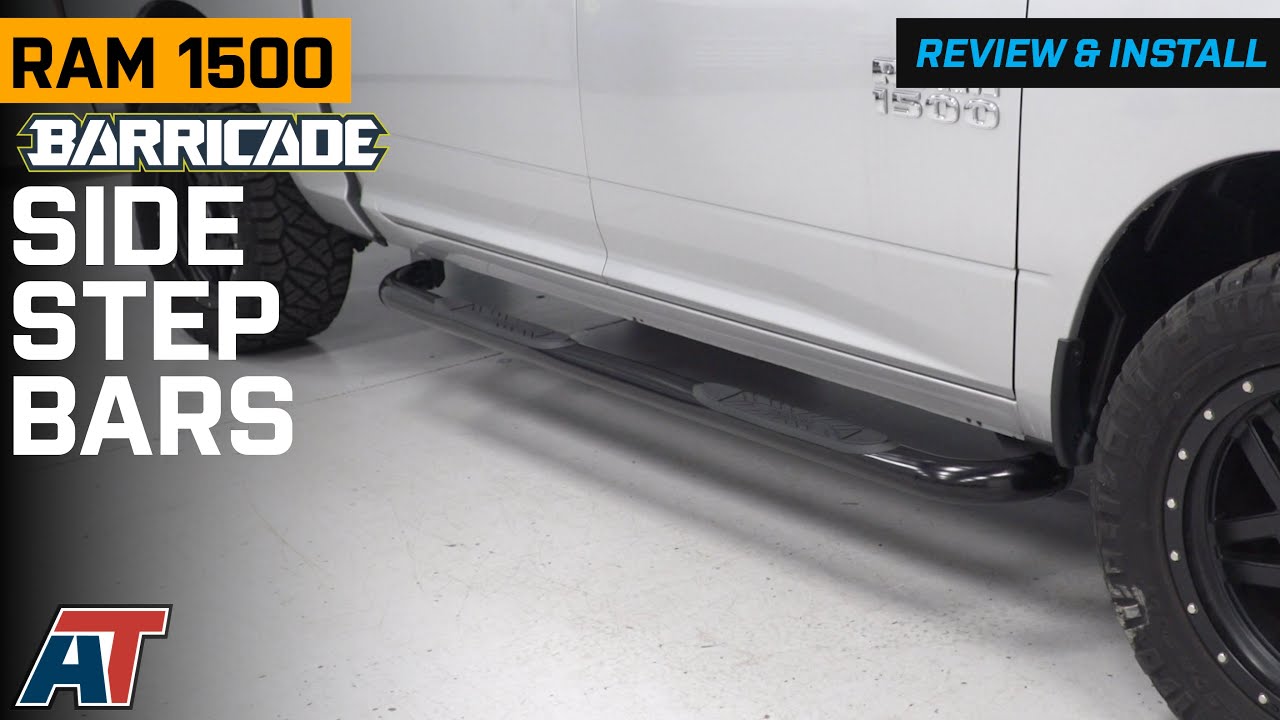2009-2018 RAM 1500 Barricade 3-Inch Side Step Bars Review & Install