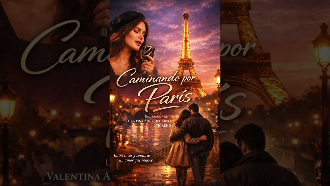 Caminando por paris 🎶 Letra Oficial, Canción Original/Valentina Amor Del Moral Moreno.