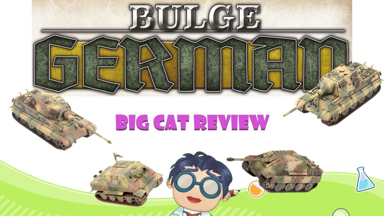 Bulge German Flames of War Review: Tiger II (King Tiger), Jagdtiger, Jagdpanther, Sturmtiger