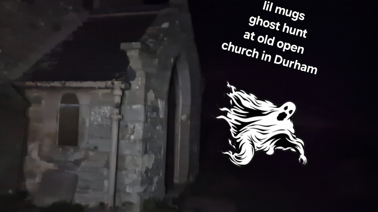 Lil mugs go ghost hunting old church in the middle of nowhere open at night