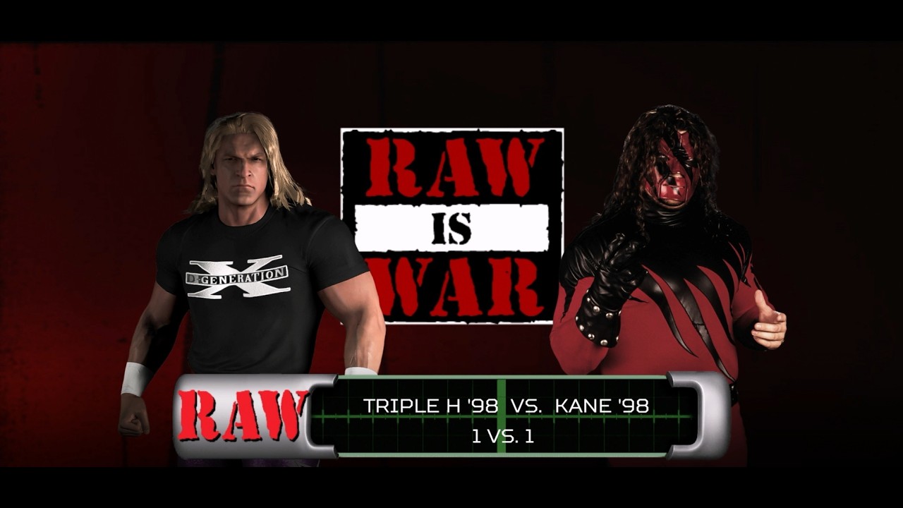 WWE 2K26 Triple H vs Kane
