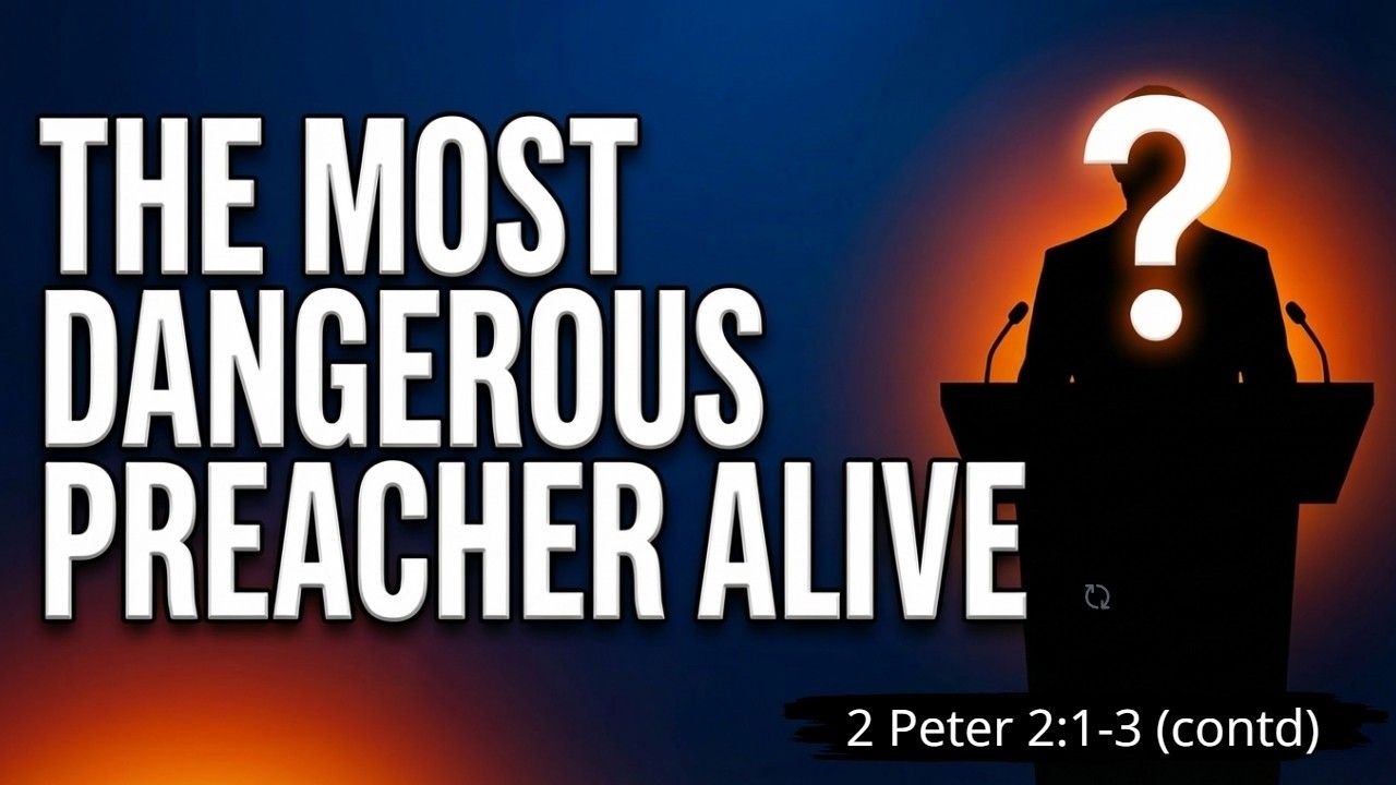The Most Dangerous Preacher Alive - 2 Peter 2:1-3