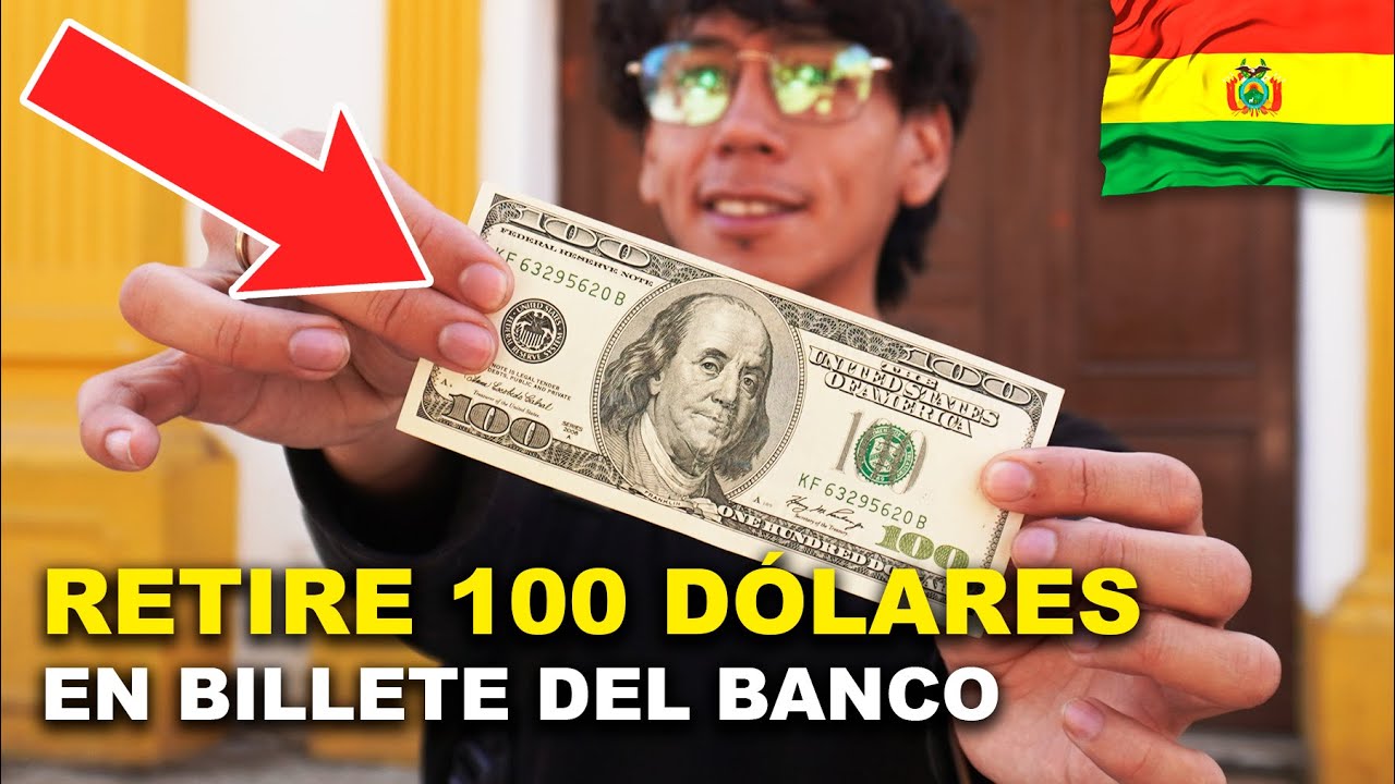💥 Te Enseño como RETIRE 100 DOLARES 💵 del BANCO en Bolivia 🇧🇴