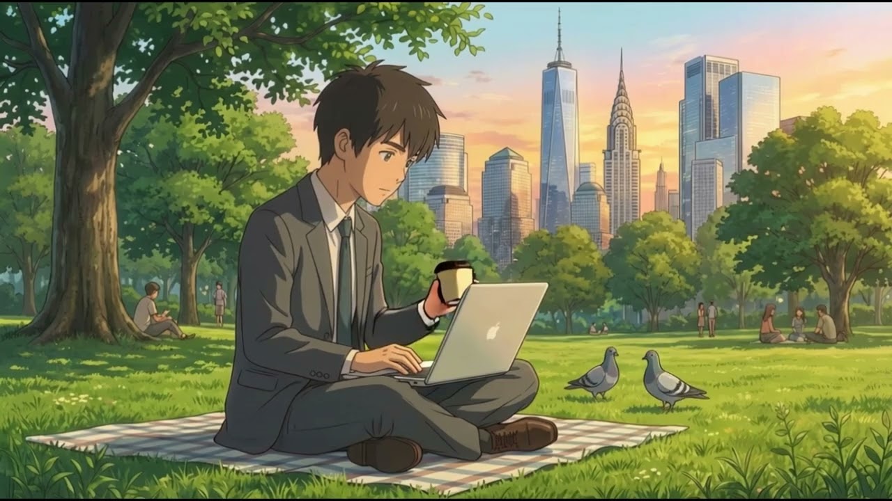 LoFi Beats in Central Park 🌿☕ | Relaxing Study Music | NYC Chillhop