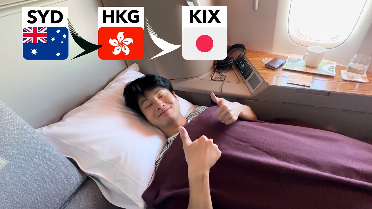 CATHAY PACIFIC 777 First Class & A350 Business Class