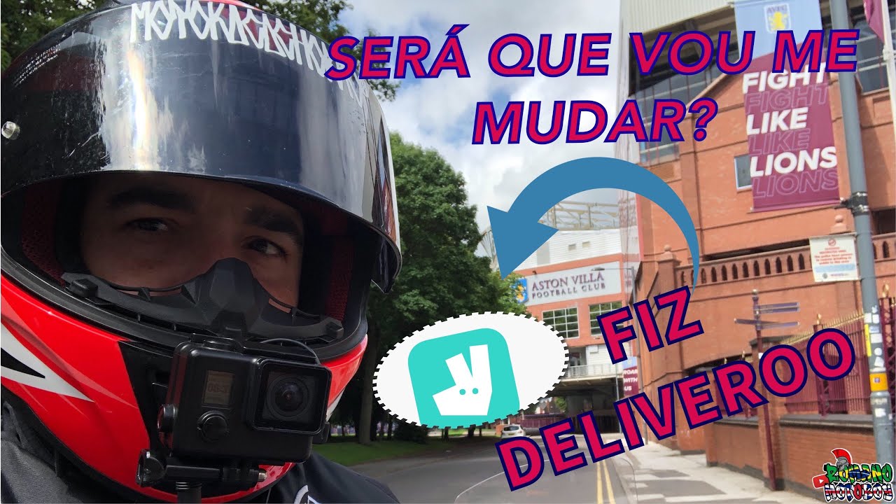 FAZENDO DELIVEROO EM BIRMINGHAM REINO UNIDO