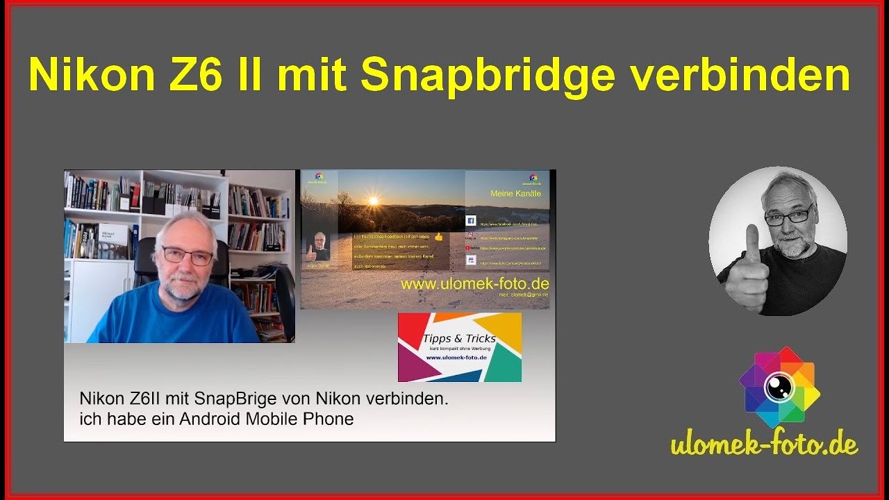 Nikon Z6II mit Snapbridge auf dem Mobil Phone verbinden #Nikon