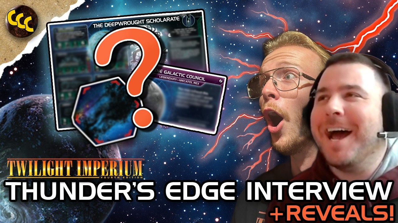 Twilight Imperium Thunder's Edge Interview + REVEALS!