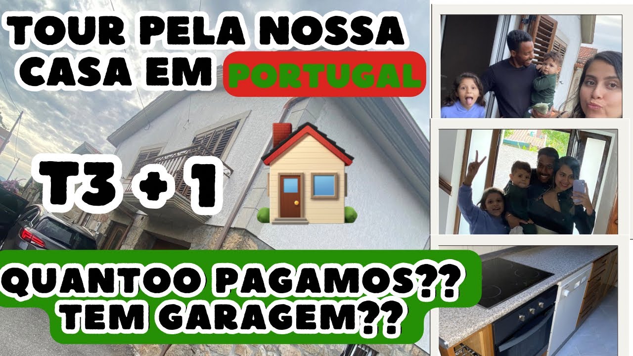 TOUR PELA MINHA CASA  EM PORTUGAL 🇵🇹