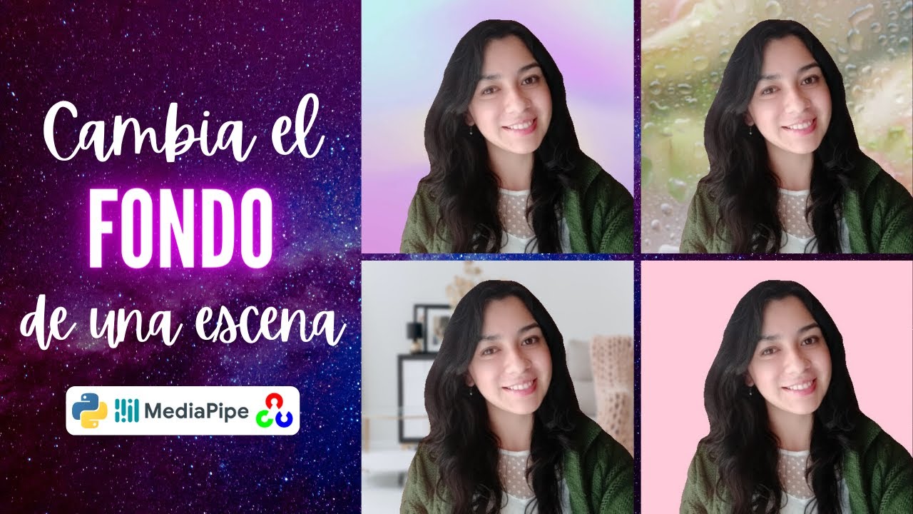 CAMBIA EL FONDO de una imagen o escena 🖼️ | Python - MediaPipe - OpenCV