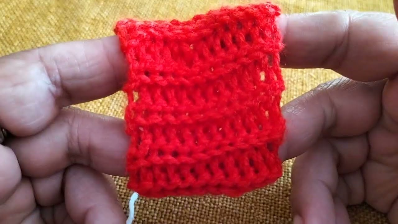 punti elastici ad uncinetto,stesso filato,diverse lavorazioni-elastic crochet stitches,differen