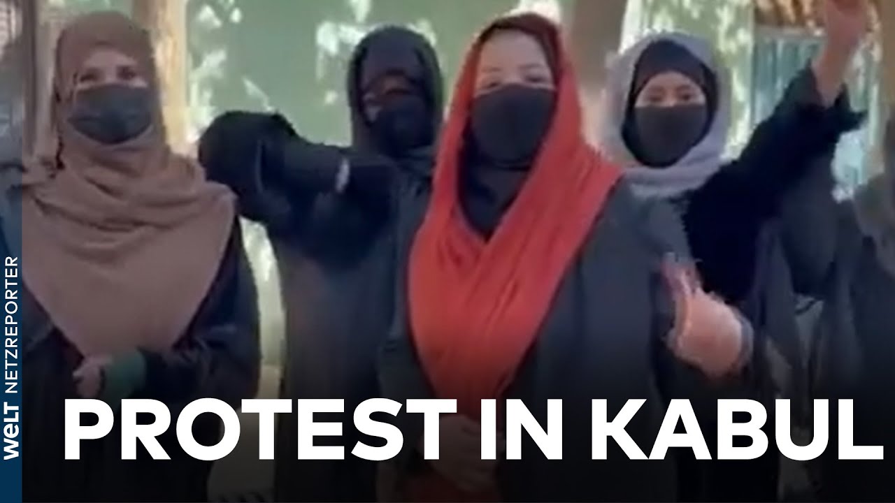 AFGHANISTAN: Frauen demonstrieren in Kabul gegen das von den Taliban verhängte Hochschulverbot