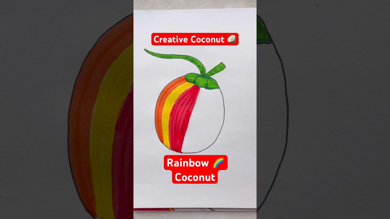 Colourful Fruits🌈Art For Kids 