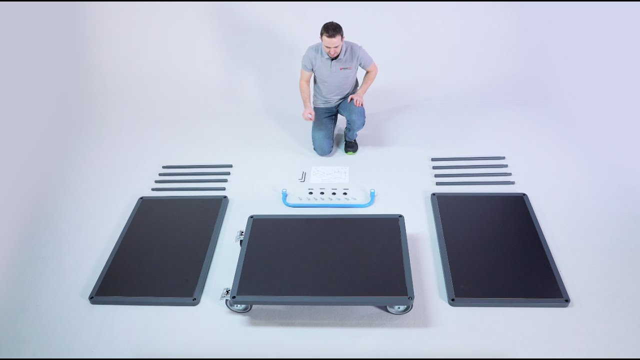 Montage Servante 3 plateaux hauts MANUEST