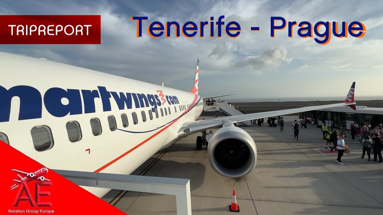 TRIPREPORT 4K | Smartwings Boeing 737 MAX 8 OK-SWE | Tenerife - Prague