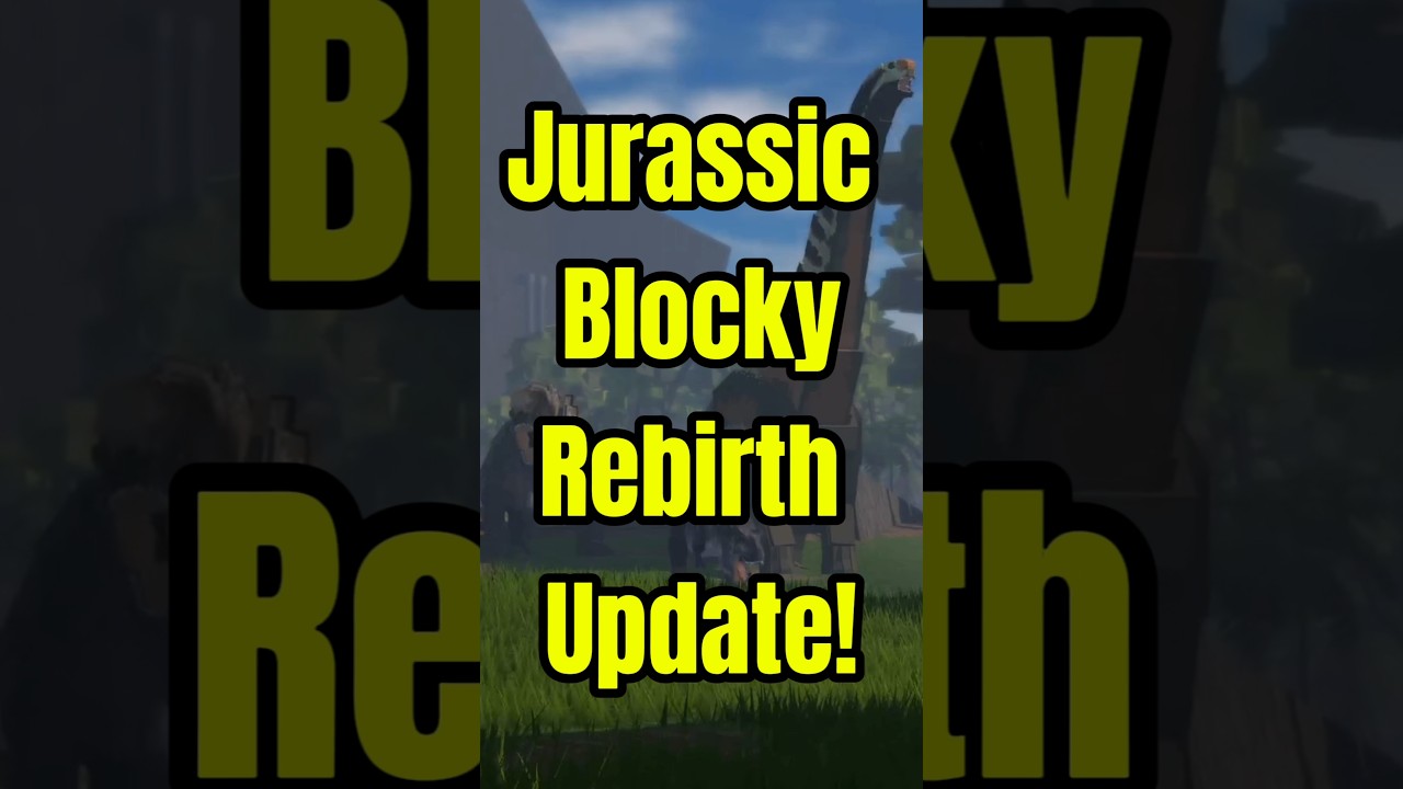 Обновление &laquo;Jurassic Blocky Rebirth&raquo; просто ОГРОМНОЕ! #jurassicworld #dinosaur #jurassicblocky #r...