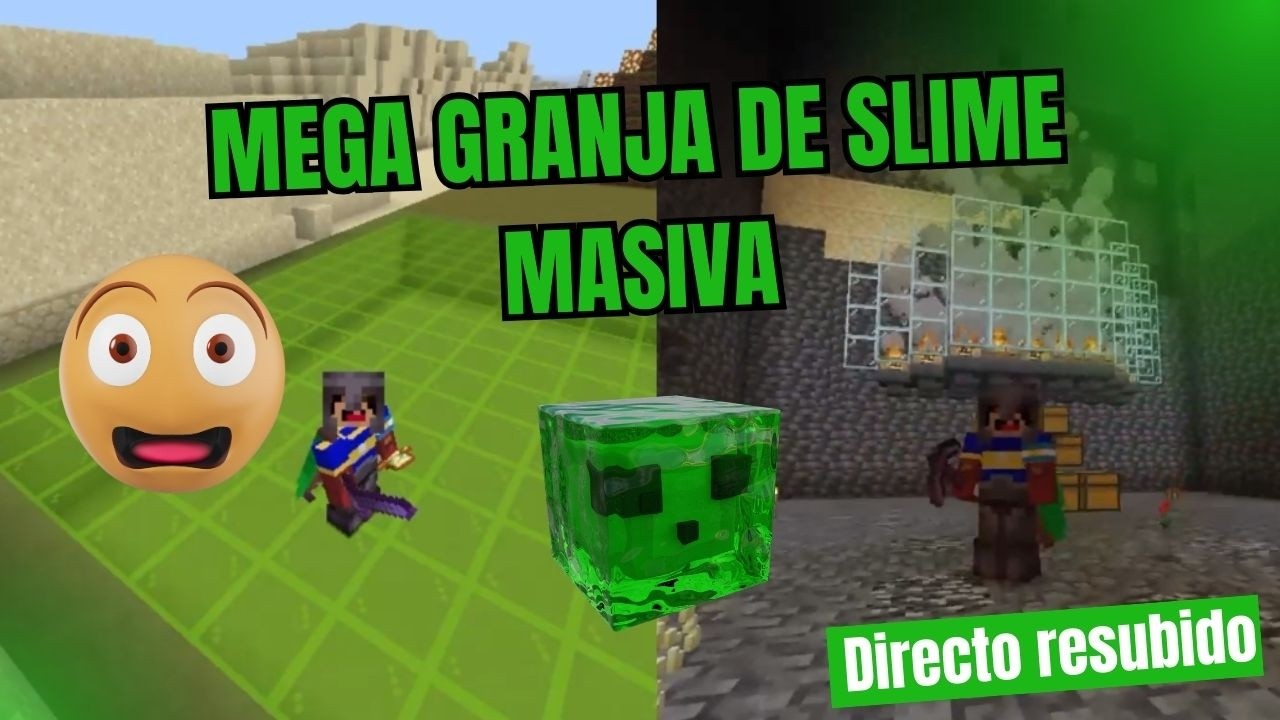 Construyo una MEGA GRANJA de SLIME MASIVA en mi mundo TECNICO | Minecraft