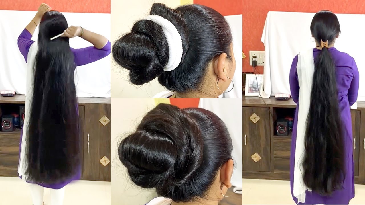 YouTube Live | Everyday Hairstyles | Knot Hair Bun Hairstyle |How to Use/Tuck Hair Clutcher Properly