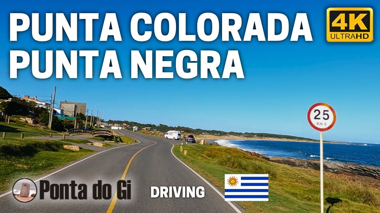 UN CAMINO de BELLEZA INFINITA en la COSTA ATLANTICA de URUGUAY #driving TOUR 4K 2025 MALDONADO