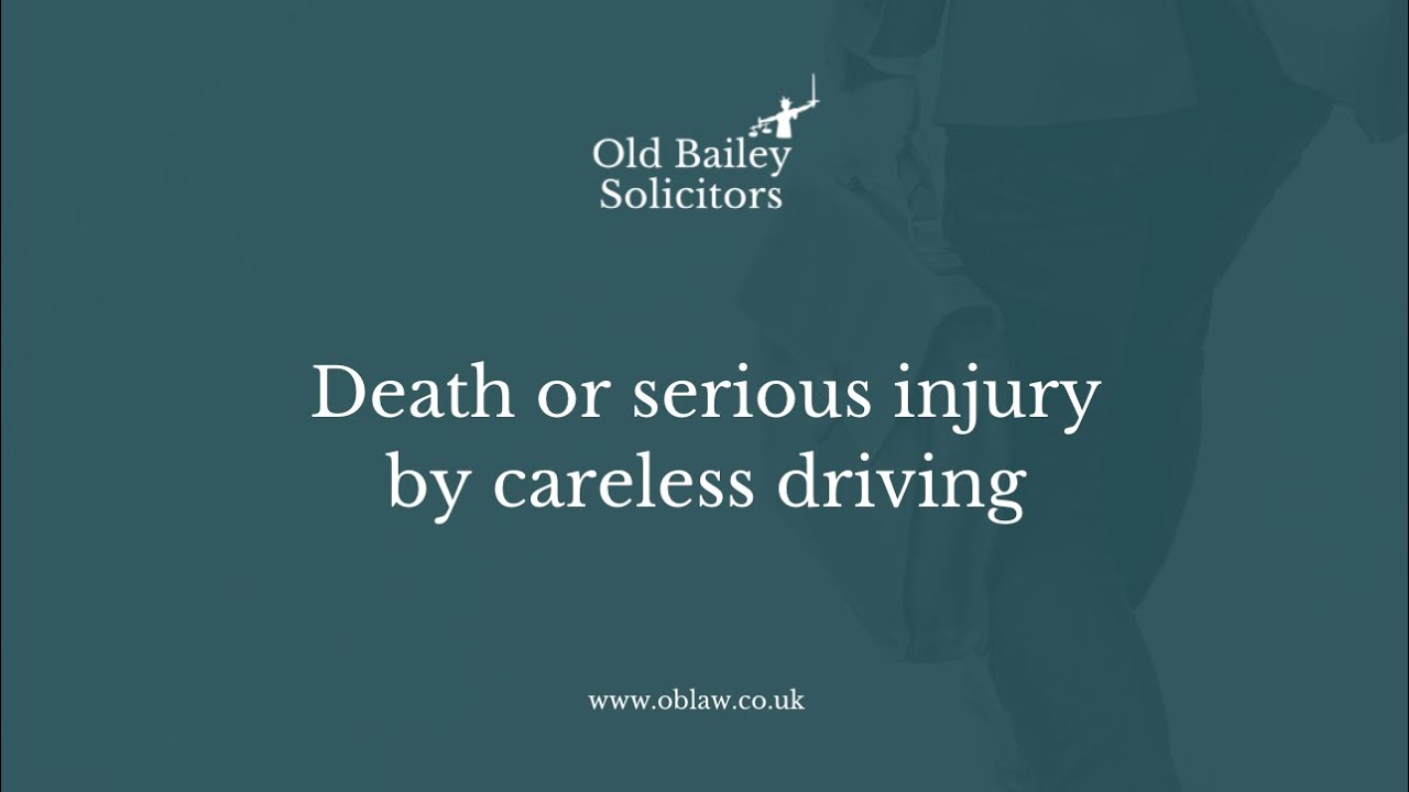 Death or serious injury by careless driving: what you need to know
