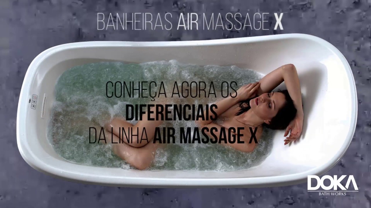 Banheiras Air Massage X - Um novo conceito de relaxamento