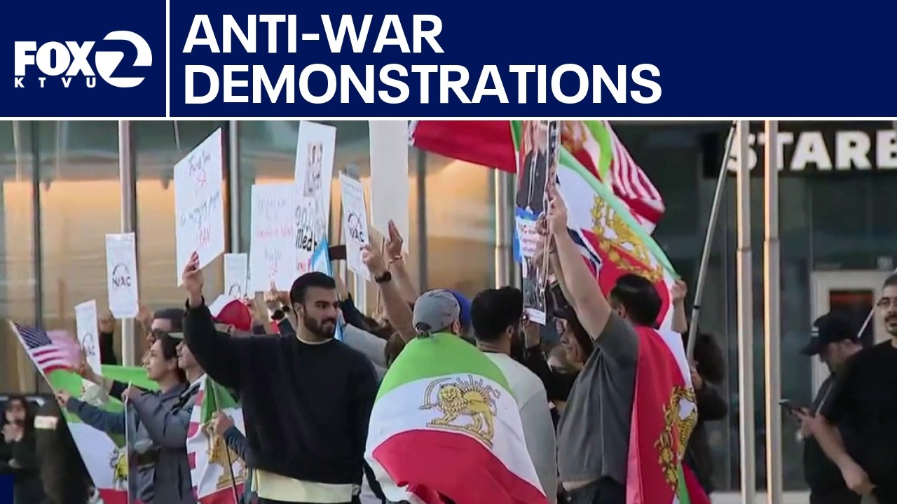 Iran - U.S. conflict: Anti-war demonstrations underway | KTVU