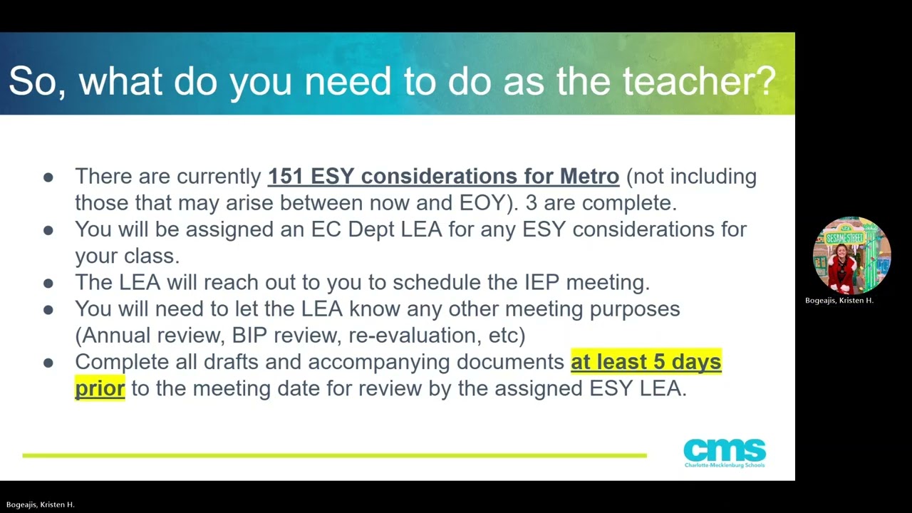 ESY Consideration 25/26