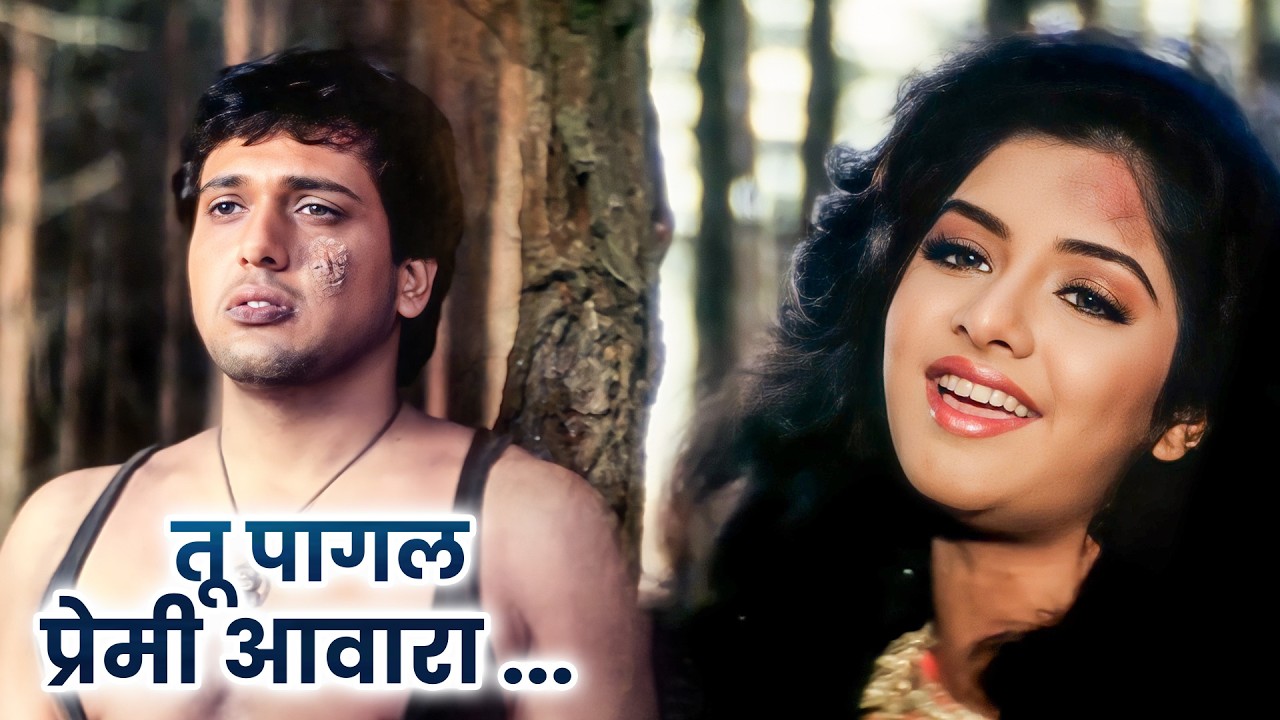 Tu Pagal Premi Awara Full Song | Shola Aur Shabnam | Govinda & Divya Bharti | 90s Superhit