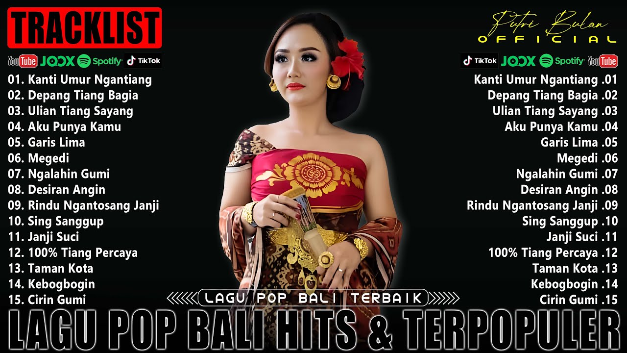 Kompilasi Terbaik Putri Bulan 2025 - Putri Bulan Pop Bali Hits & Populer - Lagu Pop Bali Terbaik