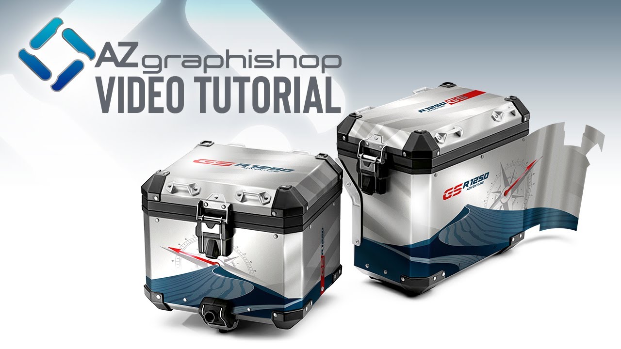 AZ Video Tutorial - Applicazione kit adesivi valigie Alu - Alu case sticker kit's application