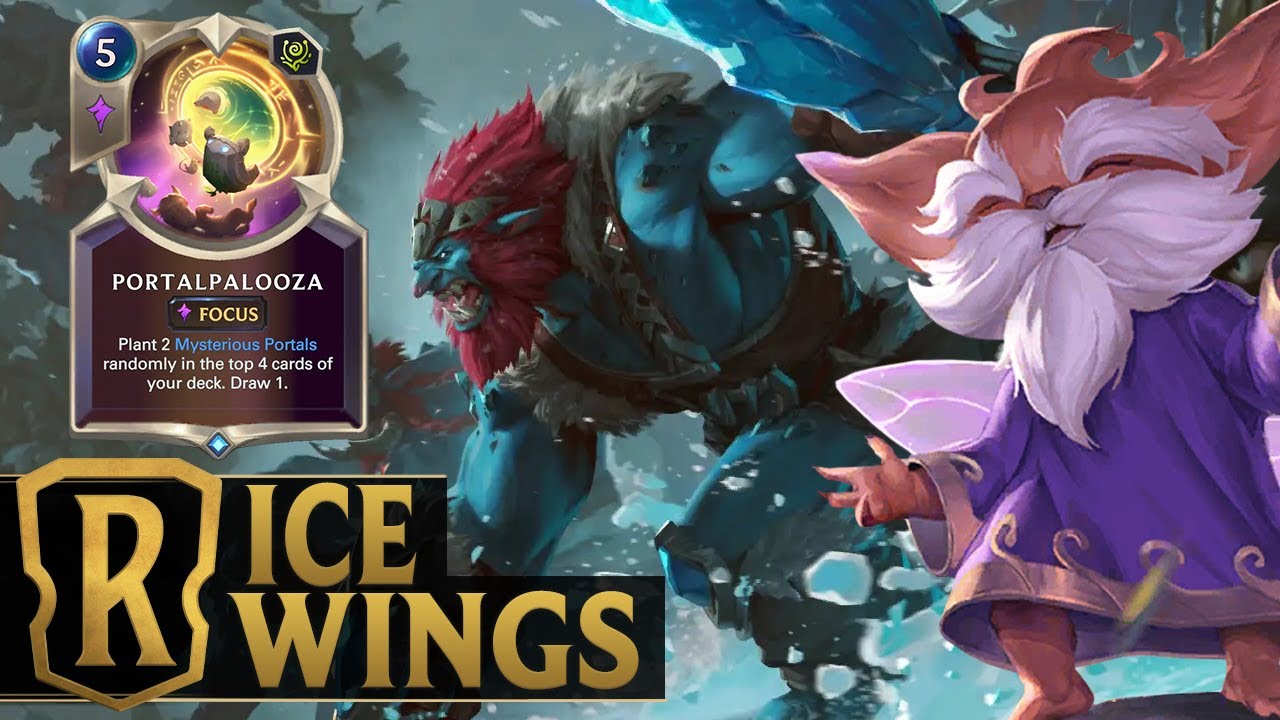 Transform Ice Pillar with Wingsgiving - Norra & Trundle Deck - Legends of Runeterra