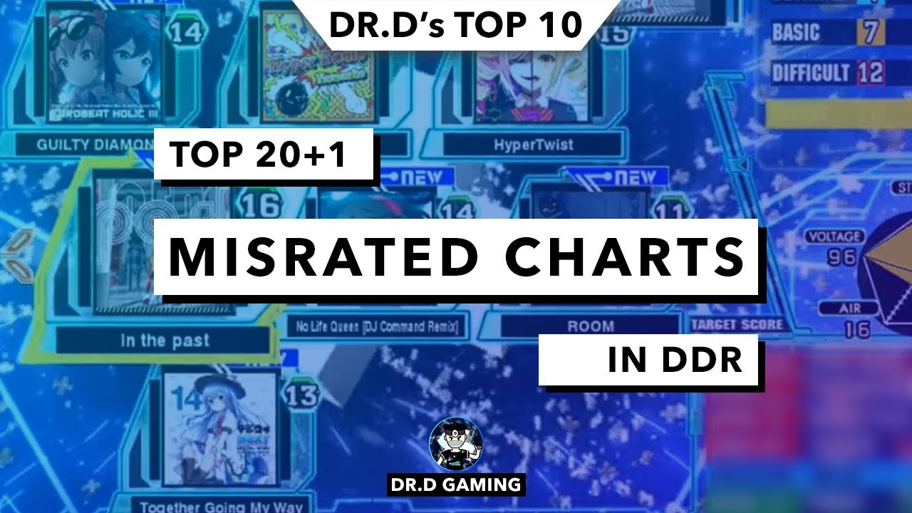 Dr.D's Top 20+1 Misrated Charts in DDR