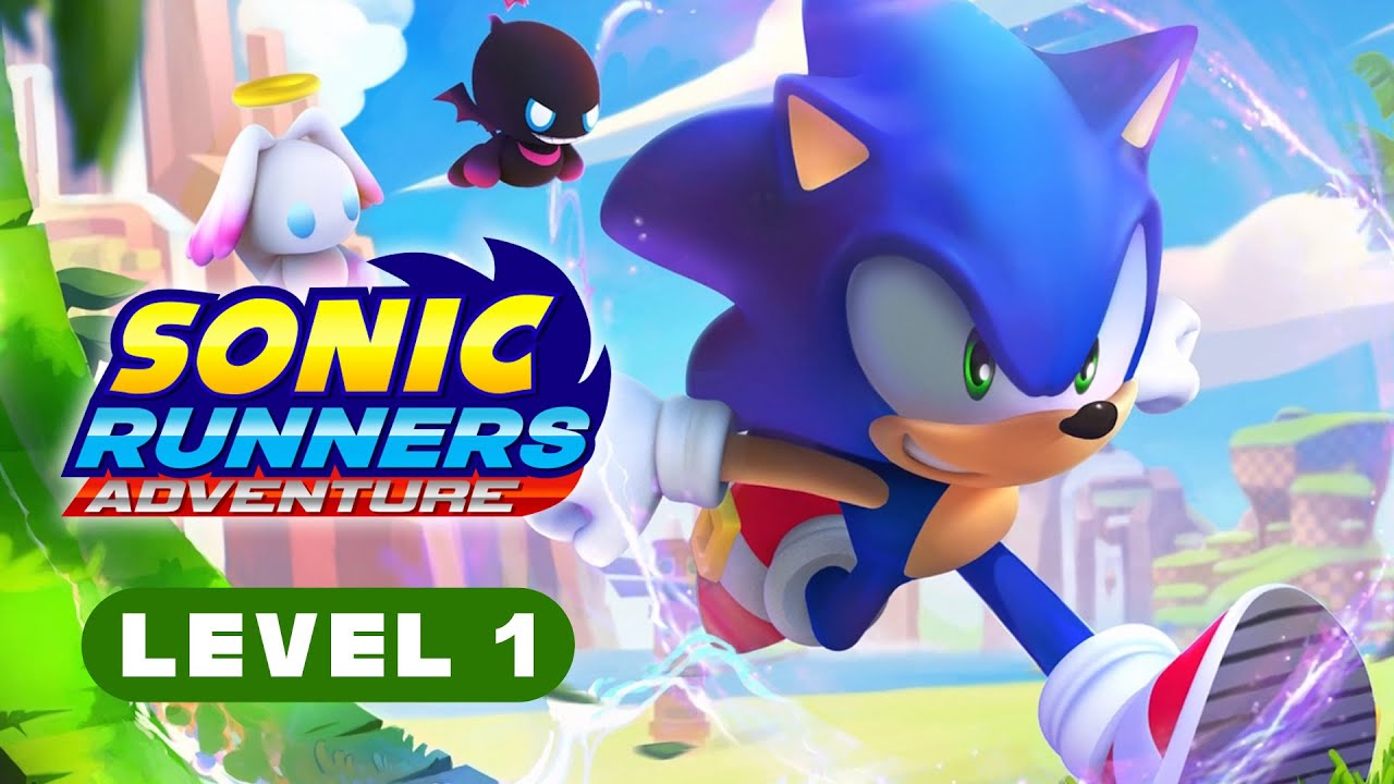 Sonic Runners Adventure - Green Hill - Level 1 (Ep1/4) - IOS Apple Ipad Pro