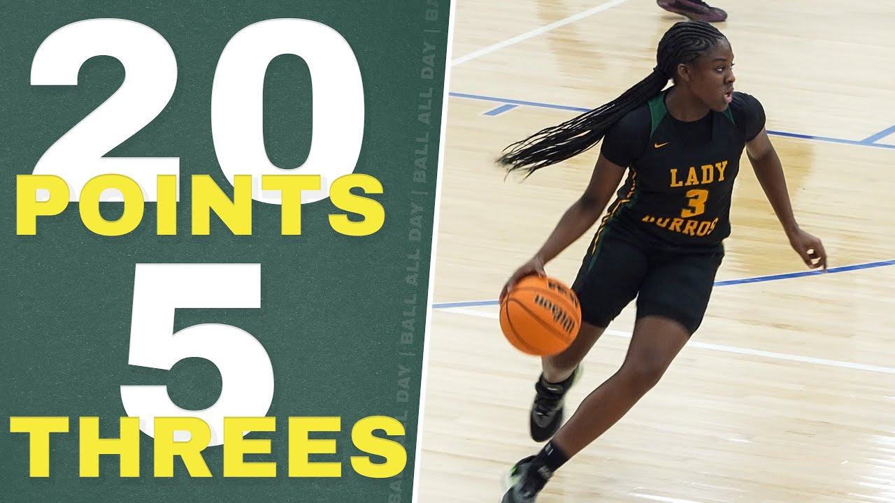 Eboni Donaldson Catches FIRE 🔥 in the District Championship!!! 20PTS & 5 THREES (2.24.2025)