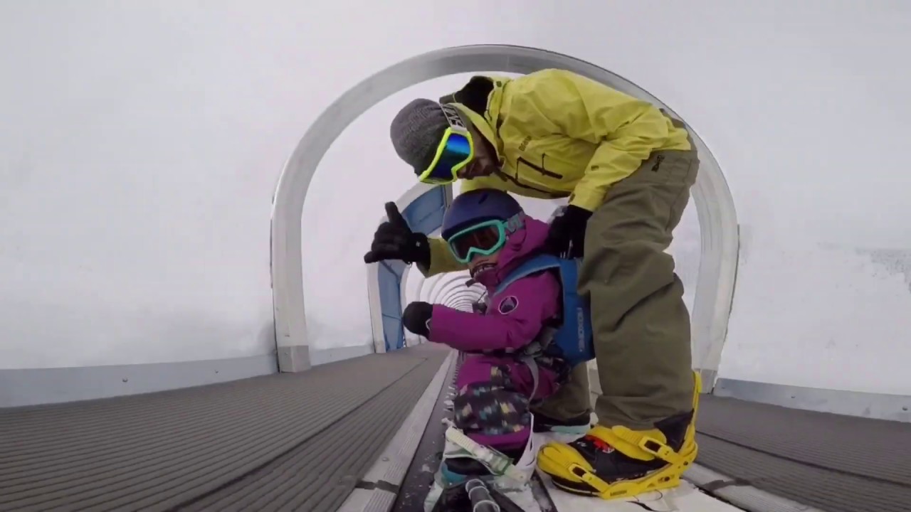 The Mountain Toddler Snowboard Sessions [18 month old]