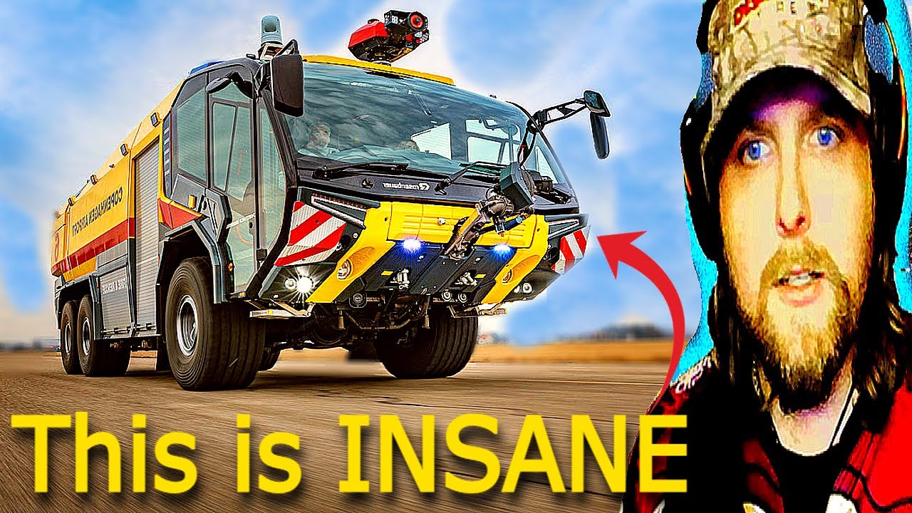 Американская реакция на Rosenbauer PANTHER — автомобиль ARFF