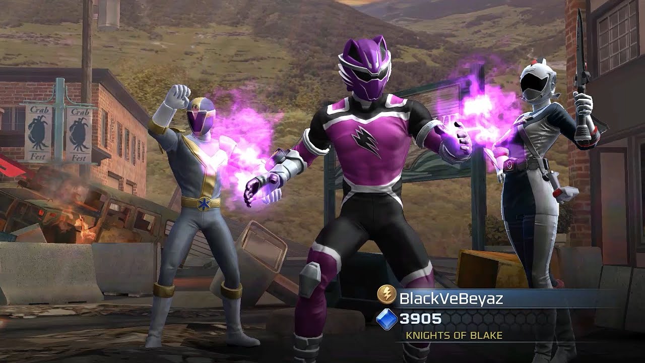 Robert James Rj Jungle Fury Purple Ranger and Silver assist Power Rangers Legacy Wars Gameplay