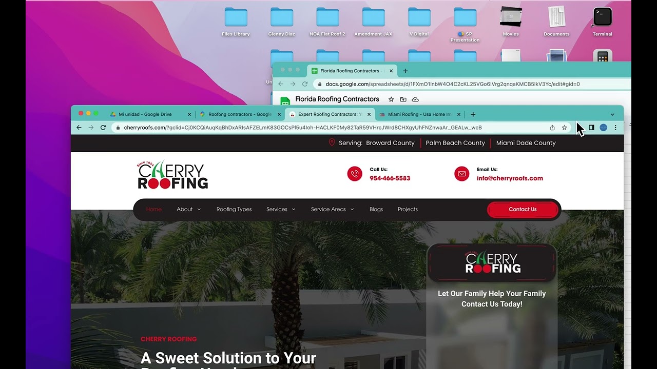 Pulling Roofing Contractors Info