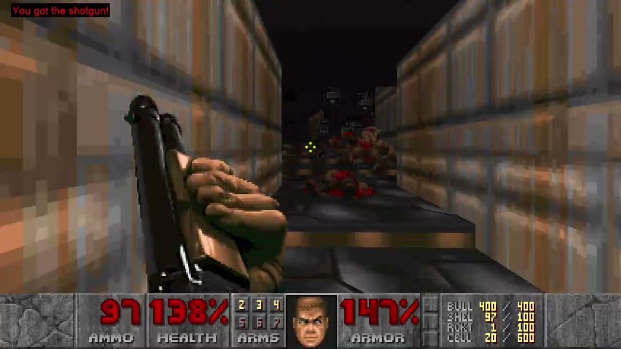 How to find doom e1m9 (Military base) from e1m3. (Ultra-violence difficulty)