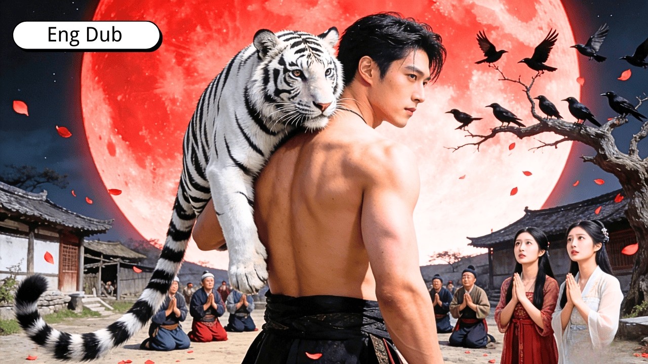 Mafia boss wakes as a poor nobody.Villagers mock him, until he returns with a tiger—everyone kneels.