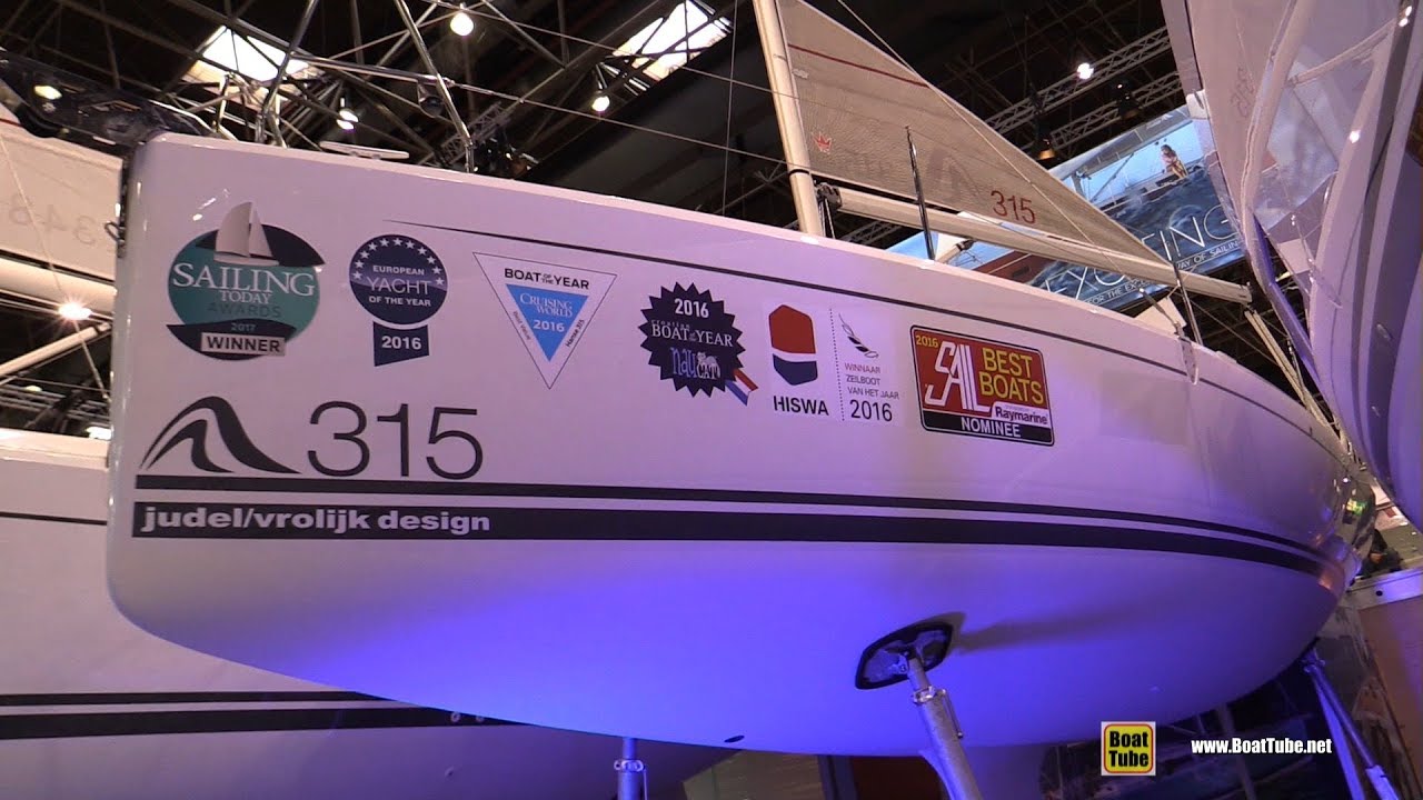 2018 Hanse 315 Sailing Yacht - Walkaround - 2018 Boot Dusseldorf Boat Show