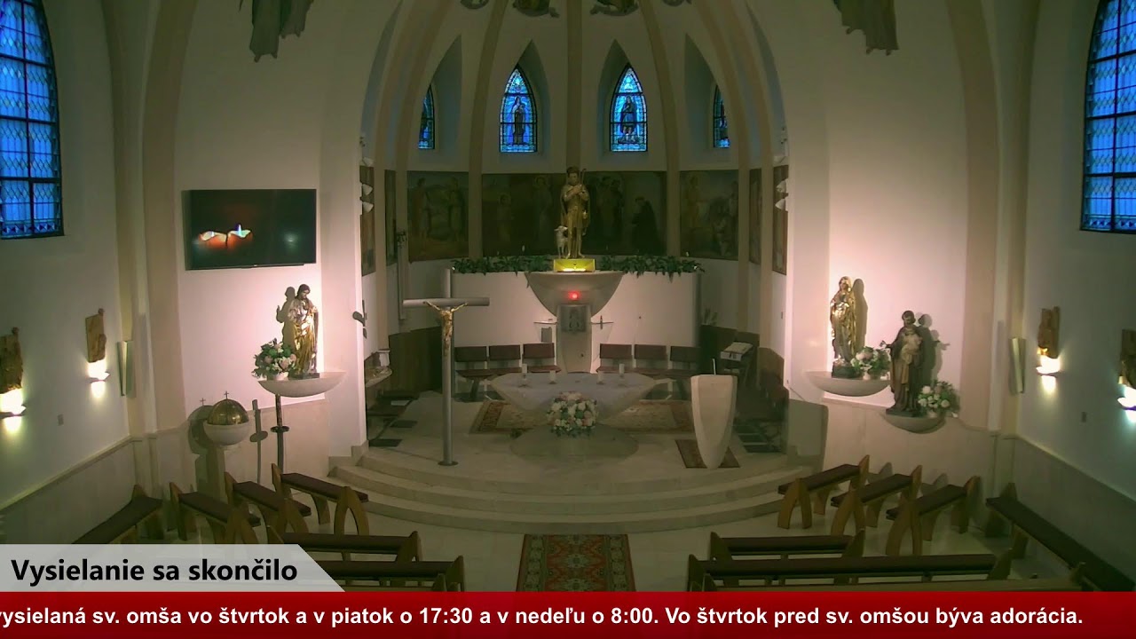 Živé vysielanie z kostola sv. Vendelína v Zuberci, 23.01.2026