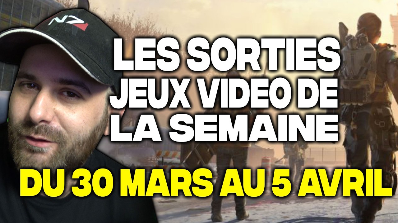 On commence le mois avec 5 jeux 🔥 Du 30 mars au 5 avril 2026. Les sorties JV de la semaine !