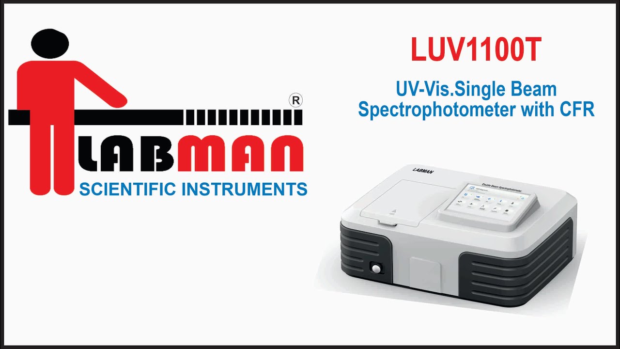 LUV1100T - UV-Vis. Single Beam  Spectrophotometer with CFR