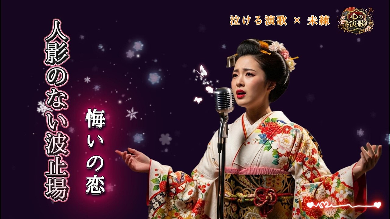 【港町演歌】人影のない波止場（歌詞付き）｜未練・後悔
