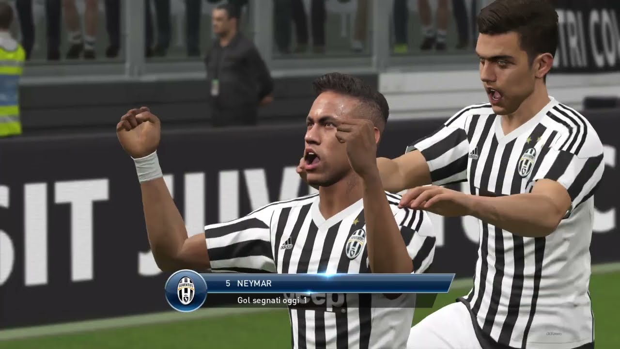Pro Evolution Soccer 2016-gol di neymar in acrobazia