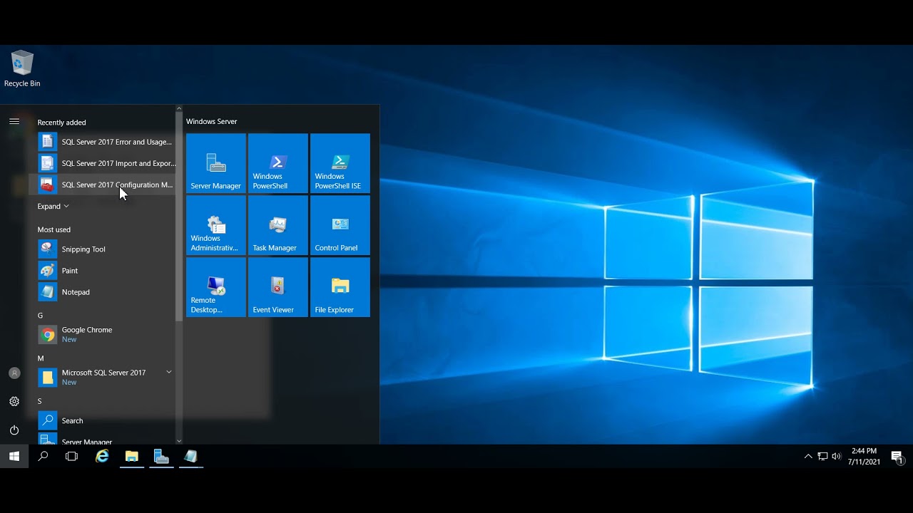 Install Deep Security 20 on SQLEXPRESS - Part1