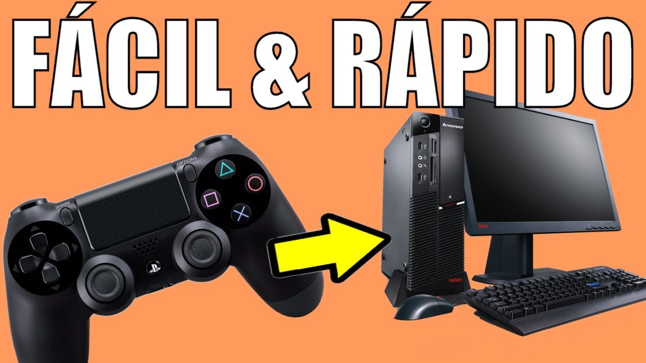 Como USAR CONTROLE PS4 no PC ou Notebook - F&Aacute;CIL e R&Aacute;PIDO